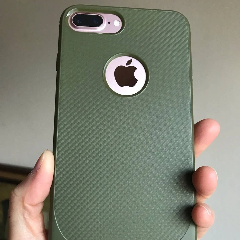 For iPhone 7/8 plus 11 pro max Carbon fiber case